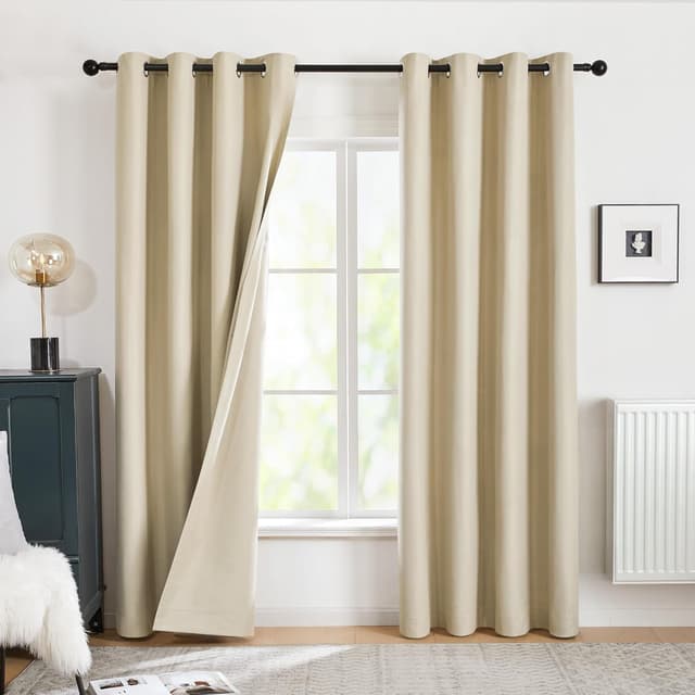 Imagen de Deconovo Full Blackout Curtains 132x214cm en OfertitasTOP