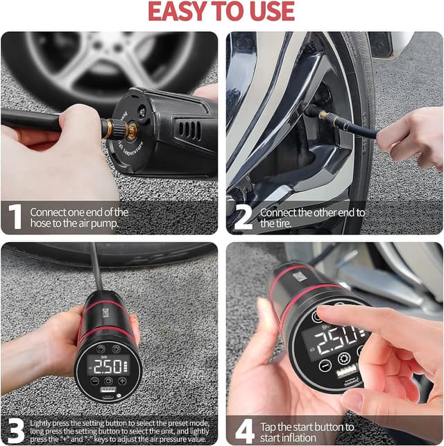 Thumbnail 5 de ZOVHYYA Compressore portatile 150 PSI