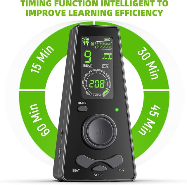 Thumbnail 4 de LEKATO Digital Metronome 40‑208 bpm 🎵