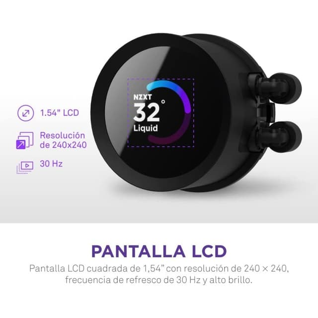 Detalle 2 de NZXT Kraken 280 RGB Kit de refrigeración líquida