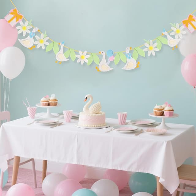 Detalle 2 de SUNBEAUTY Gänse-Banner Girlande für 3,5 m