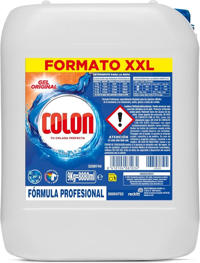 Detalle 2 de Colon - Detergente Gel Profesional 9 kg para Ropa