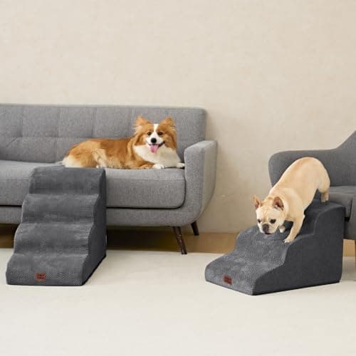 Thumbnail 7 de EHEYCIGA Escalera para Perros 3 Peldaños 40x57x40 cm