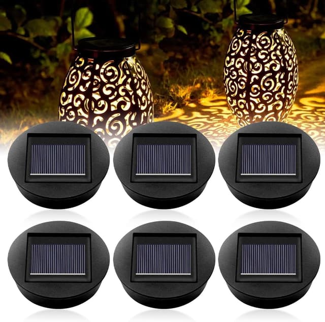 Imagen de Riisoyu Solarleuchten Ersatz 6 Stück IP65 en OfertitasTOP