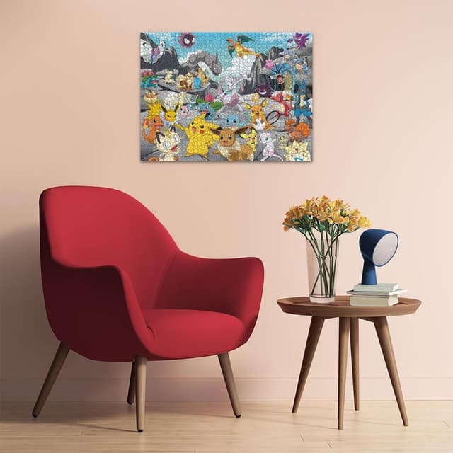 Detalle de Ravensburger Puzzle Pokémon Classici 1500 pezzi (80 x 60 cm) per adulti, +14 anni