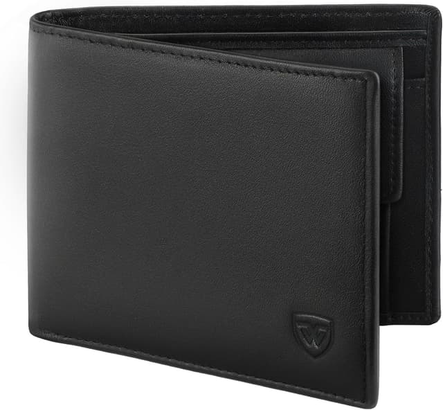 Detalle de WONSEFOO Carteras Hombre RFID Bifold Delgada