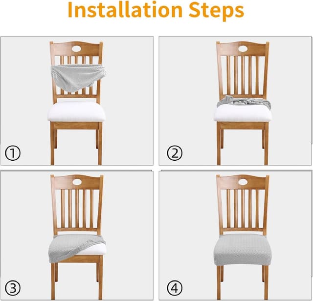 Thumbnail 5 de Fuloon Fundas para Sillas Pack 6 Impermeables