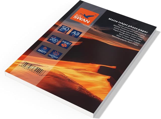 Detalle de BLUE SWAN Carta Fotografica Opaca A3 200 g/m² – asciugatura rapida, bassa riflettività, 50 fogli