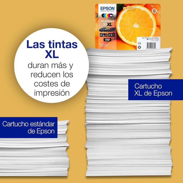 Thumbnail 3 de Epson C13T33374510 - Pack de 5 cartuchos de tinta 🎨