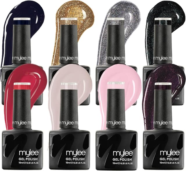 Detalle 2 de Mylee The Full Works manicure gel, 8 smalti