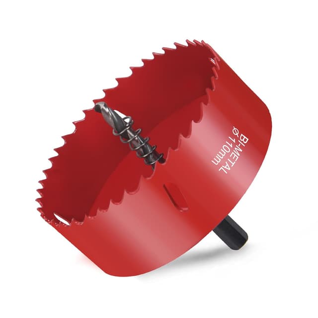 Detalle de Flintronic Bi-Metal Hole Saw, 110mm (Bi-Metal M42) for Metal, Wood & Plastic