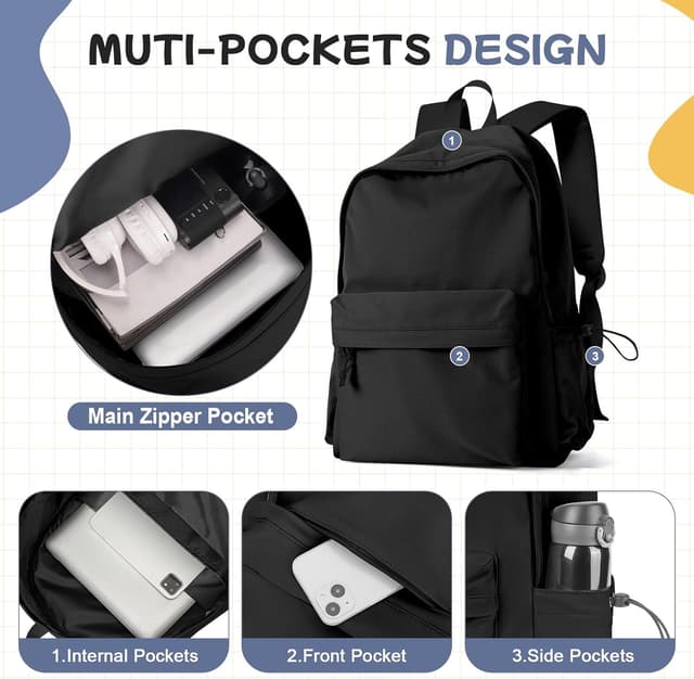 Detalle de HYC00 Schulrucksack 32×43×14 cm