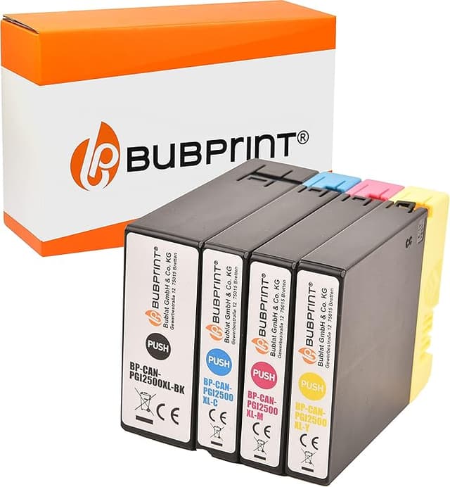 Detalle de Bubprint Cartuchos Compatibles para Canon Maxify iB4050 y más 🖨