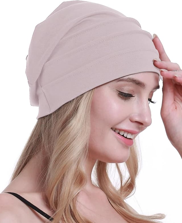 Thumbnail 6 de osvyo Copricapo in cotone da chemioterapia morbido