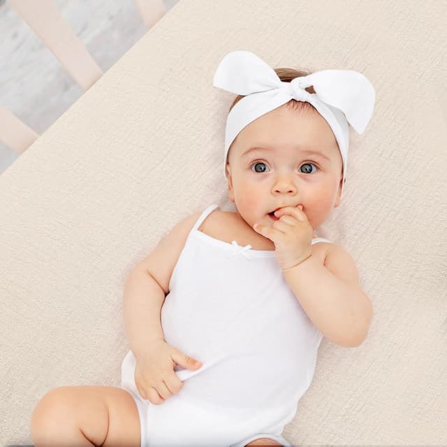 Thumbnail 6 de Peepeemax Kinder Spannbettlaken 70x140 cm aus Musselin (2er Pack) – hellbraun