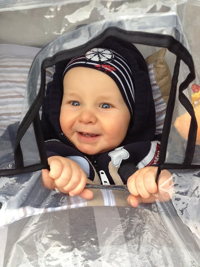 Thumbnail 1 de Universal-Regenschutz Regenverdeck fĂŒr Kinderwagen đ§