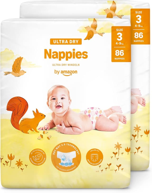 Imagen de By Amazon Couches Ultra Absorbantes Taille 3 en OfertitasTOP