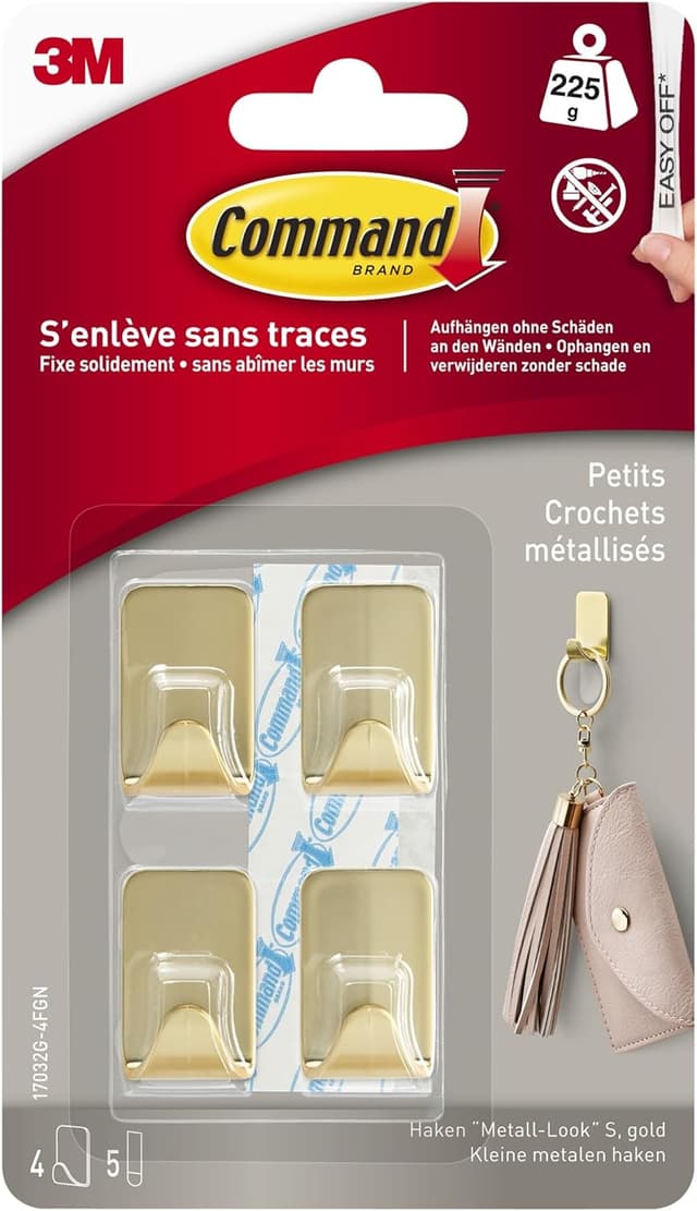 Thumbnail 6 de Command Grand Crochet métal nickel brossé