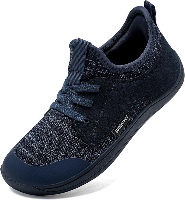 Detalle de WateLves Kinder Barfußschuhe „Breite“ – minimalistische Barefoot Sneaker ohne Verschluss für Jungen & Mädchen