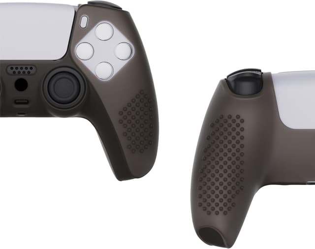 Thumbnail 6 de eXtremeRate PlayVital Clear Black 3D Studded Silicone Case for PS5 Controller