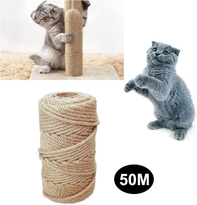 Thumbnail 2 de Corda sisal 6mm 50m per tiragraffi 🐾