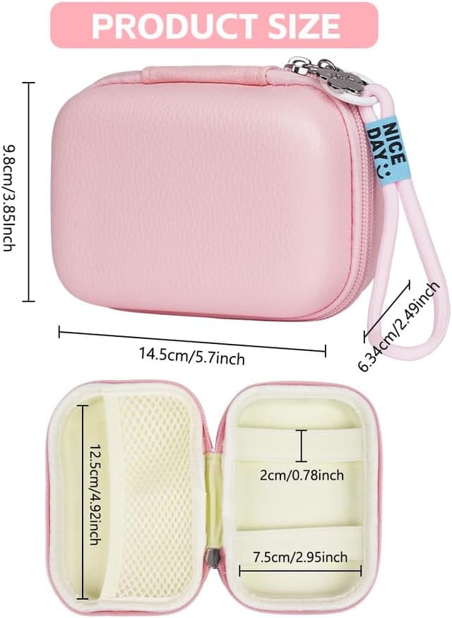 Detalle 2 de Ainiv Digital Camera Case (Small) – compact camera pouch with strap for Sony, Casio, Canon and Panasonic