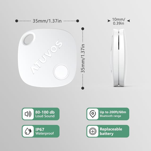 Thumbnail 6 de ATUVOS Air Tag Tracker 2-Pack