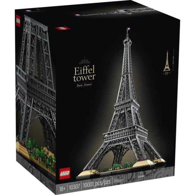 Detalle de Lego Icons Torre Eiffel 10307 10001 piezas