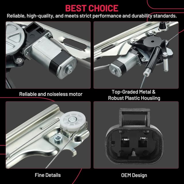 Thumbnail 2 de BDFHYK 741-644 Power Window Regulator Front Left Driver