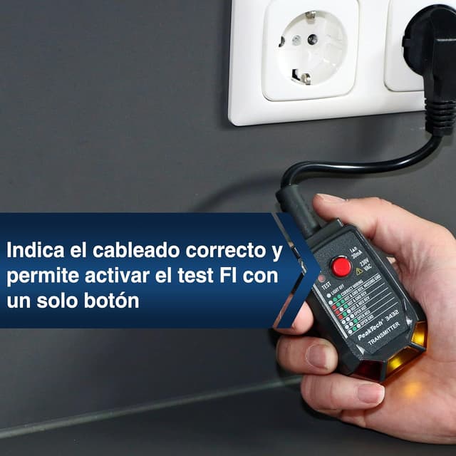 Detalle 2 de PeakTech 3432 Localizador de fusibles