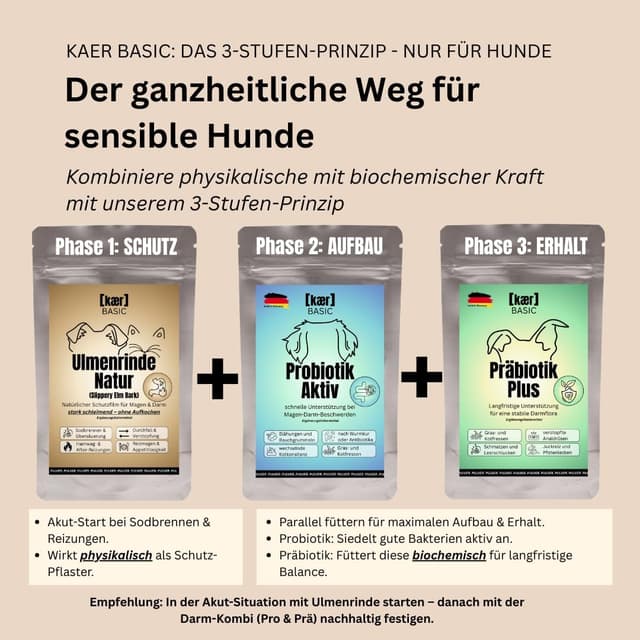 Thumbnail 6 de kaer basic Amerikanische Ulmenrinde für Hunde & Katzen (500 g) – sofort lösliches Slippery Elm Bark Pulver