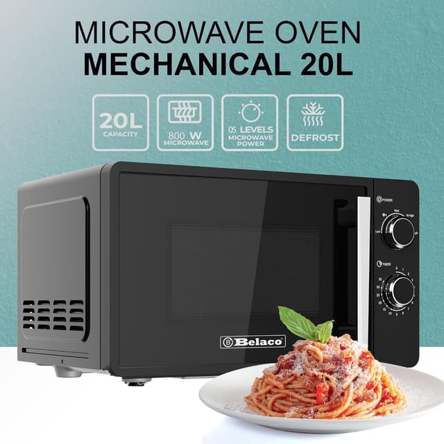 Thumbnail 1 de Belaco 800W Microwave 20L, 10 Power Levels