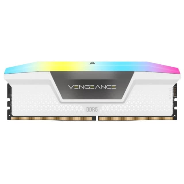 Detalle 2 de Corsair Vengeance RGB White DDR5 5200MHz 32GB 💾