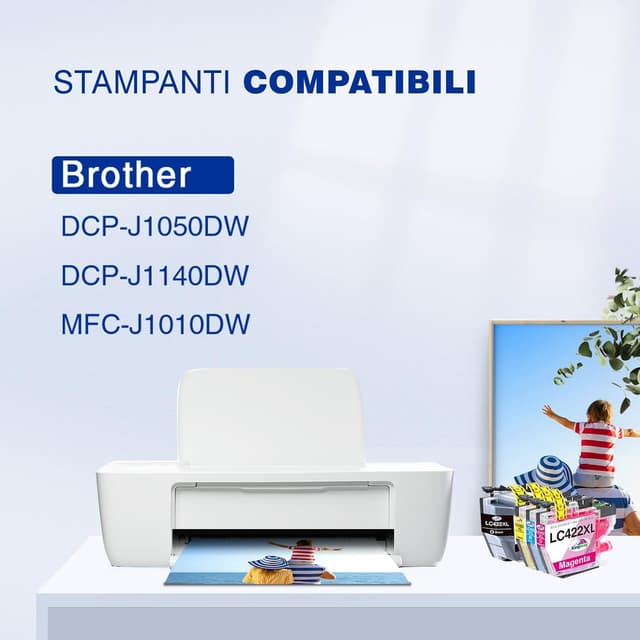 Detalle 2 de KINGWAY LC422XL Cartucce compatibili 4 pezzi đź–¨