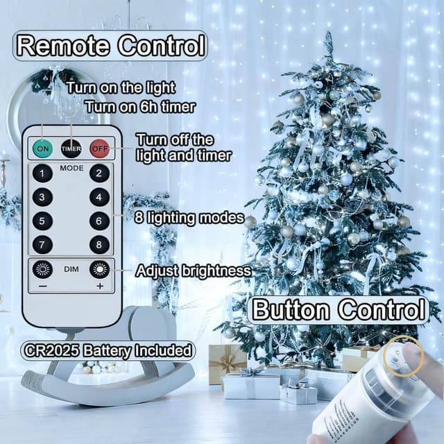 Detalle de Dekofun Fascio di Luce 2 m 200 LED