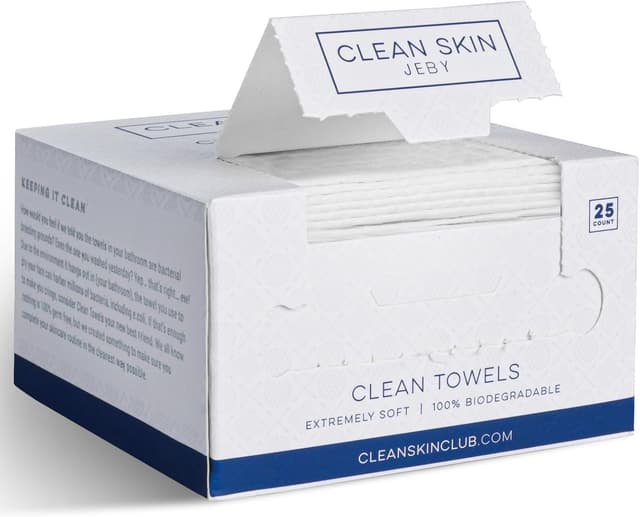 Detalle de LOPHE asciugamani usa e getta per il viso (25 pezzi), morbidissimi e doppi per struccarsi e pulire