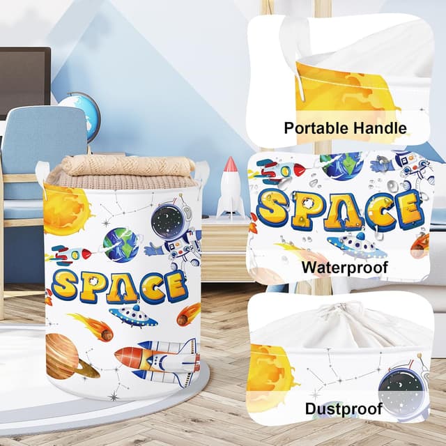 Detalle 2 de Weltraum Wäschekorb 36x45 cm