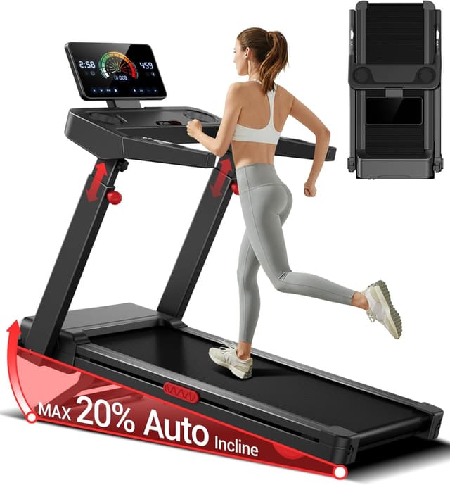 Detalle de LONTEK Foldable Treadmill 14KM/H