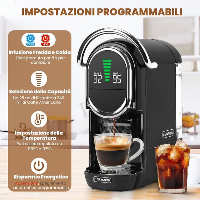 Thumbnail 6 de Magician1 Mini macchina da caffè 5in1 per cialde e capsule