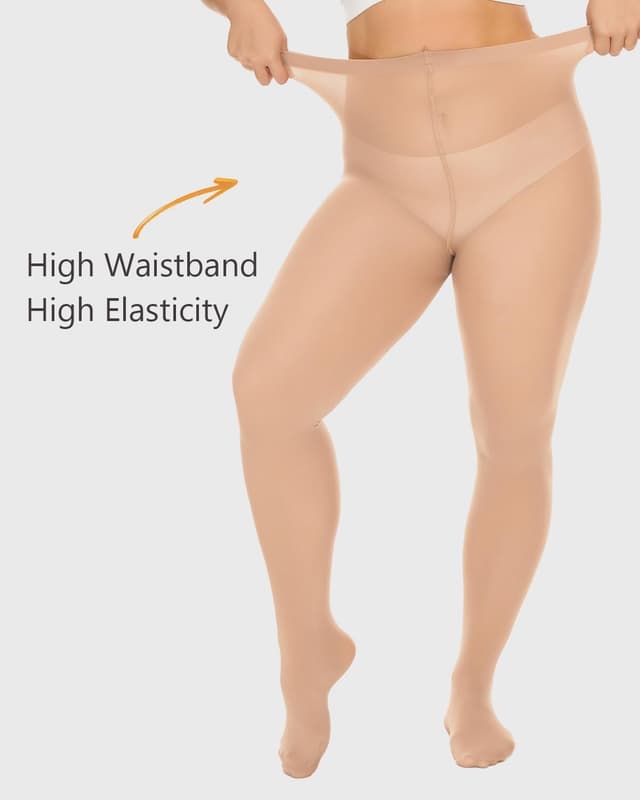 Thumbnail 3 de DUCMODA Collant Grande Taille Doux Curvy XL-4XL