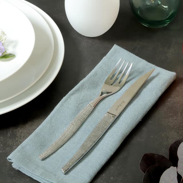 Thumbnail 4 de Lou Laguiole Jet Textil 6 Cuchillos para Carne 🍖