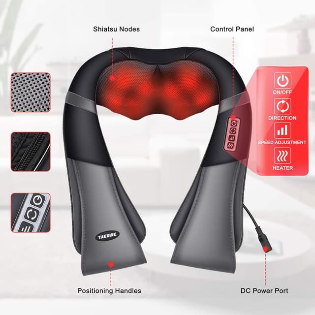 Thumbnail 1 de TAKRINK Massaggiatore Cervicale 16 testine