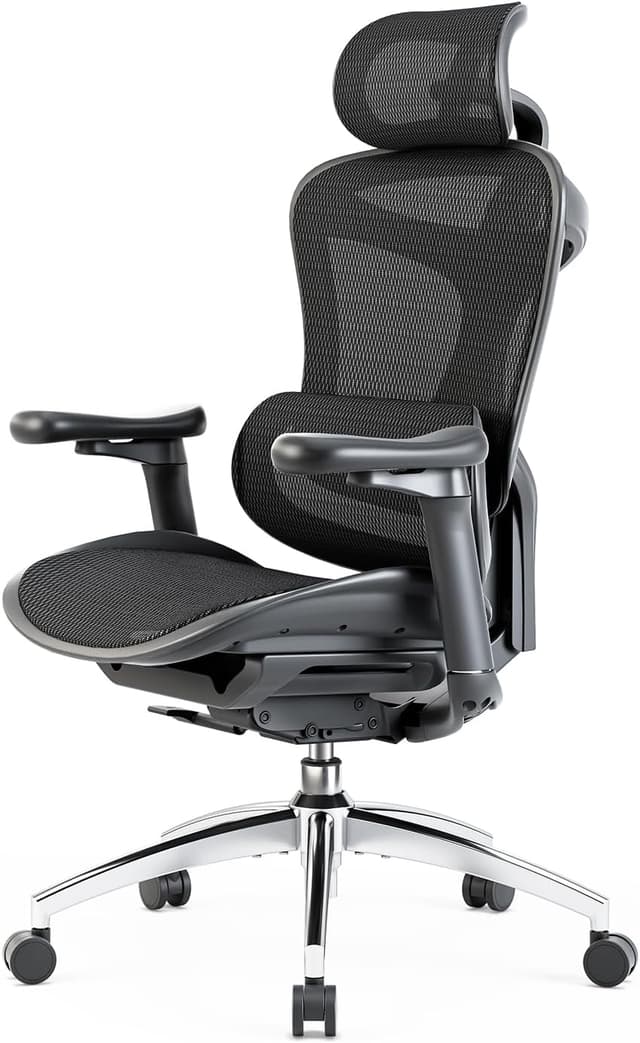 Detalle de SIHOO Doro C300 - Silla de Oficina Ergonómica 🪑 Ajustable y Cómoda