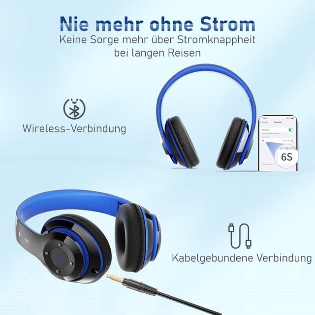 Thumbnail 4 de Lankey Sound Bluetooth Kopfhörer 65 Std
