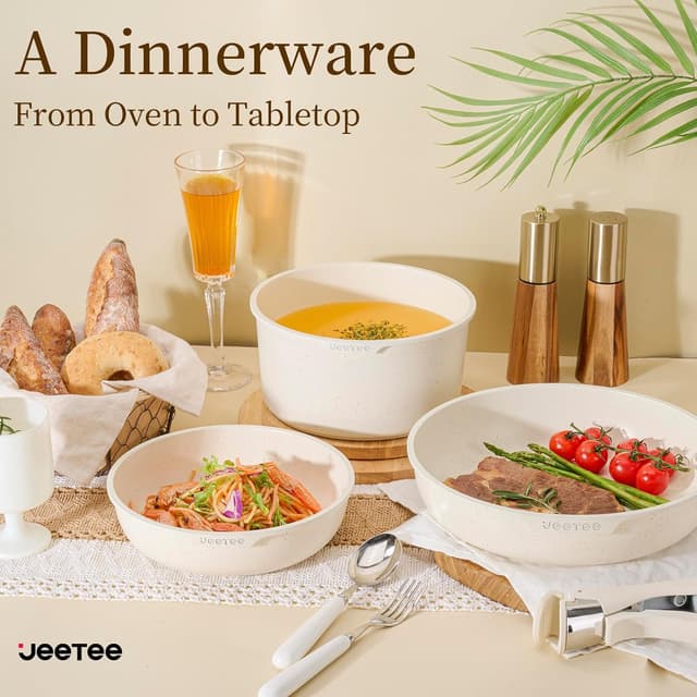 Thumbnail 5 de JEETEE 17pc Nonstick Cookware Set