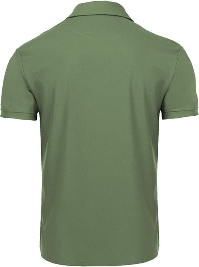 Detalle 2 de JACKETOWN Polo Shirt da Uomo a Manica Corta ad Asciugatura Rapida, Regular Fit per Tennis e Golf