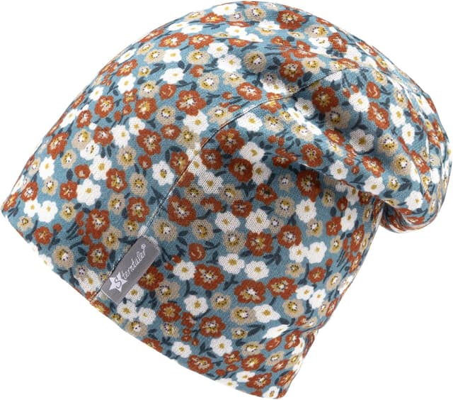 Detalle de Sterntaler Beanie für Babys und Kinder mit Bagger- & Baustellen-Motiv aus warmem Sweat-Stoff