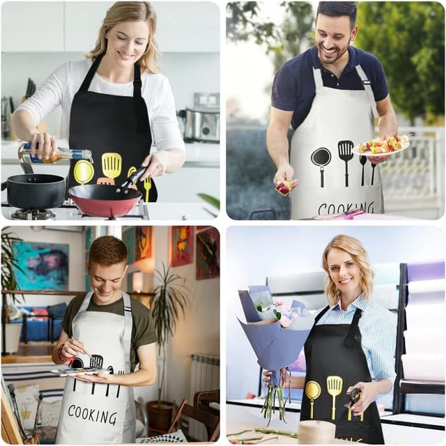 Thumbnail 6 de Vicloon Delantales Impermeables Babero 1 unidad 🧑