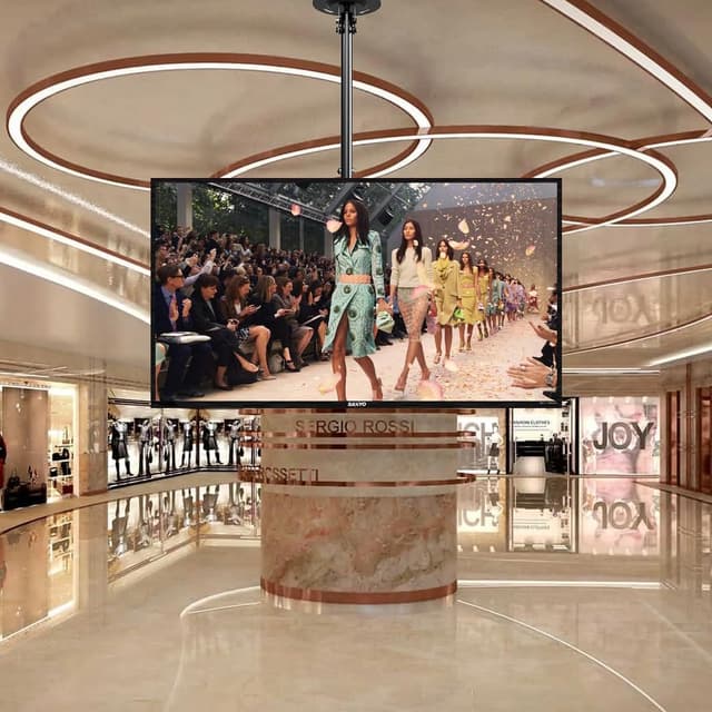 Detalle de Suptek supporto da soffitto per TV a parete, VESA fino a 600x400, schermi 37–75" e carico fino a 60 kg