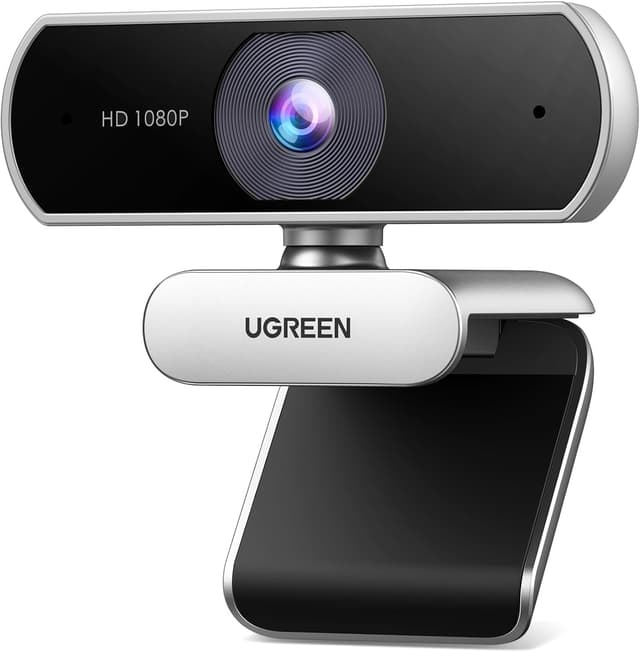 Detalle de UGREEN FineCam Lite 1080P Webcam (Full HD, 30 fps) mit Mikrofon für PC, automatische Lichtkorrektur